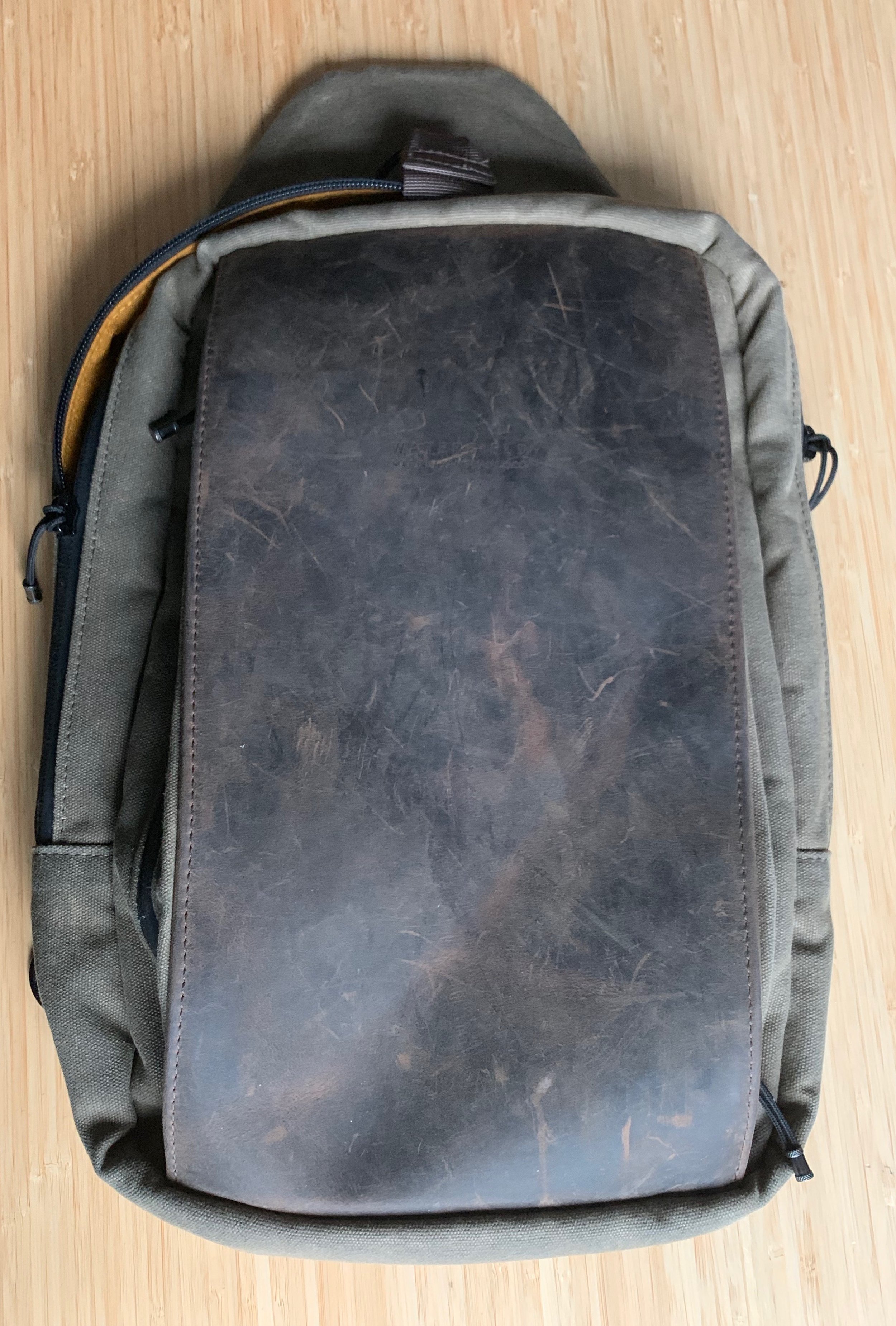 My well-loved Sutter Tech Sling. Click to enlarge.