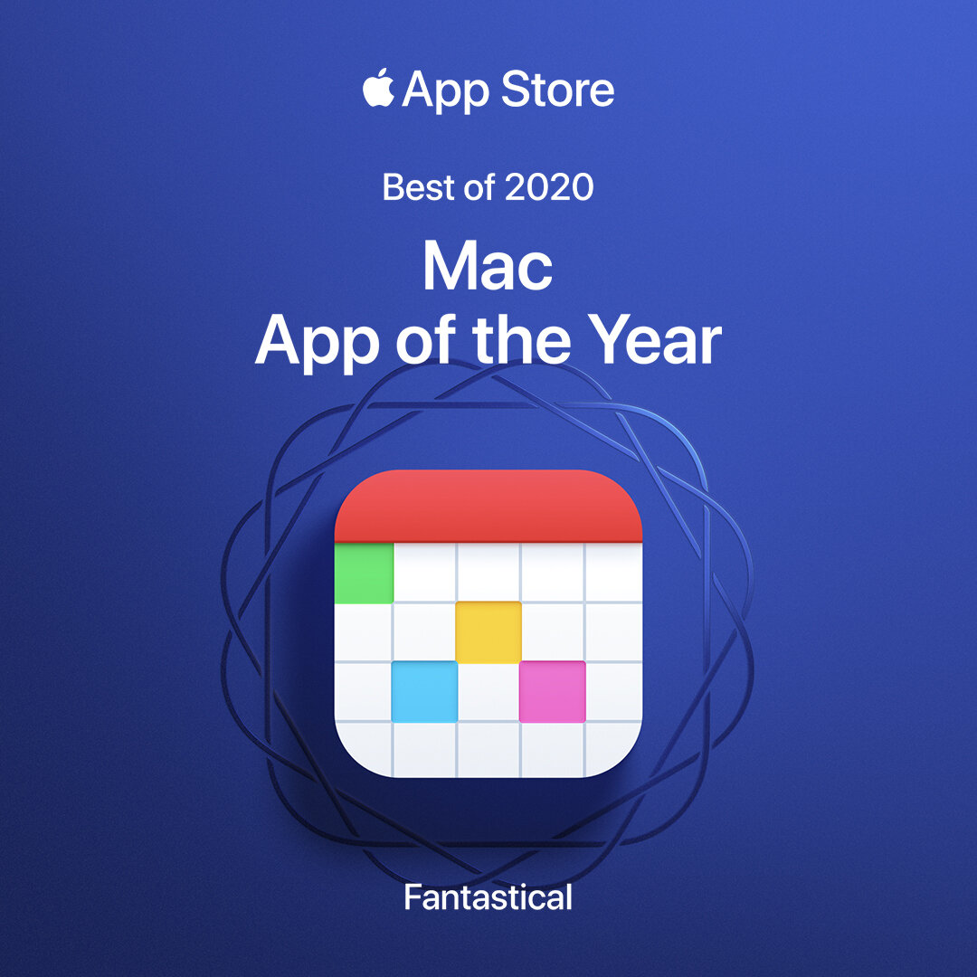 Fantastical Mac App of the Year